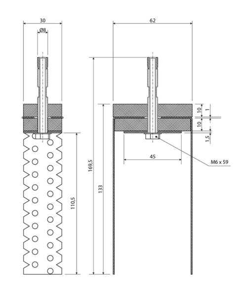 Стіновий вібропідвіс VibroHolder™ W - Зображення 6